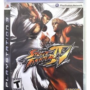Street Fighter IV (Sony PlayStation 3, 2009) In Original Case. Good Condition